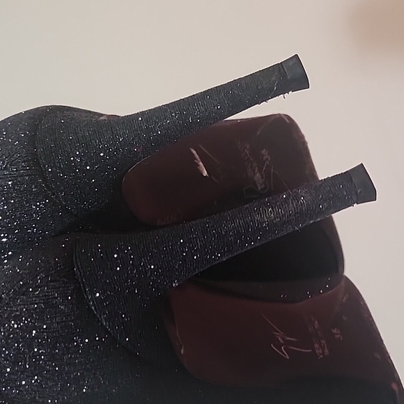 giuseppe zanotti natalie shimmer over the knee sock boots size 36 - Picture 14 of 14